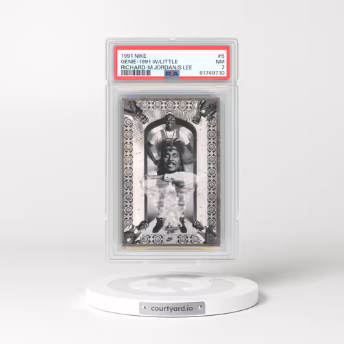 1991 Nike Michael Jordan/Spike Lee #5 Genie-1991 With Little Richard (PSA 7 NM)