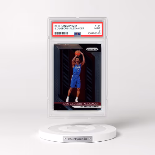 2018 Panini Prizm #184 Shai Gilgeous-Alexander (PSA 9 MINT)