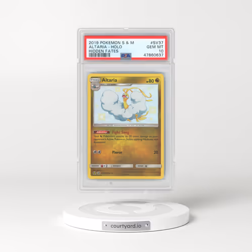 2019 Pokémon Sun & Moon Hidden Fates #SV37 Altaria - Holo (PSA 10 GEM MINT)