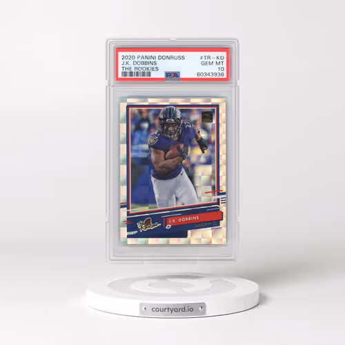 2020 Panini Donruss the Rookies #TR-KD J.K. Dobbins (PSA 10 GEM MINT)