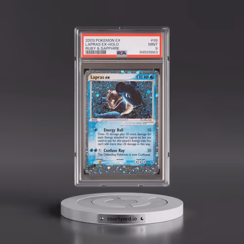 2003 Pokémon EX Ruby & Sapphire #99 Lapras EX - Holo Holo (PSA 9 MINT)