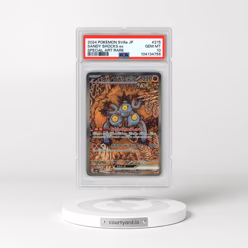 2024 Pokémon Sv8a-Terastal Fest EX #215 Sandy Shocks EX - Holo Special Art Rare (PSA 10 GEM MINT)