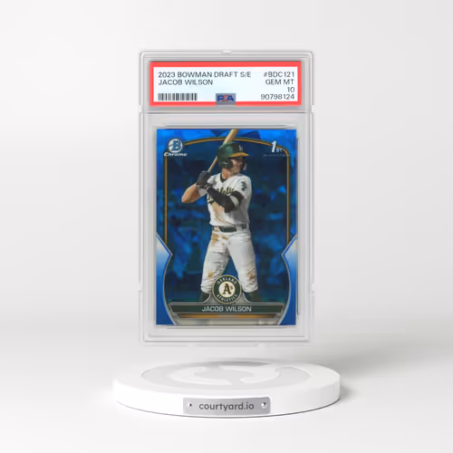 2023 Bowman Draft Sapphire Edition #BDC121 Jacob Wilson (PSA 10 GEM MINT)
