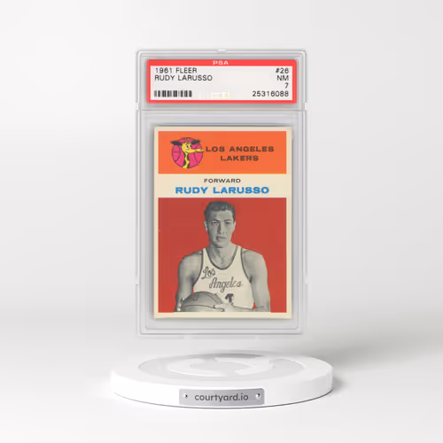 1961 Fleer #26 Rudy Larusso (PSA 7 NM)
