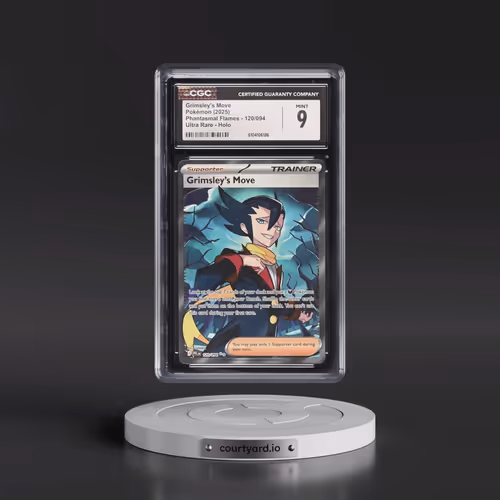 2025 Phantasmal Flames - PFL EN #120/094 Grimsley's Move - Ultra Rare Holo (CGC 9 MINT)