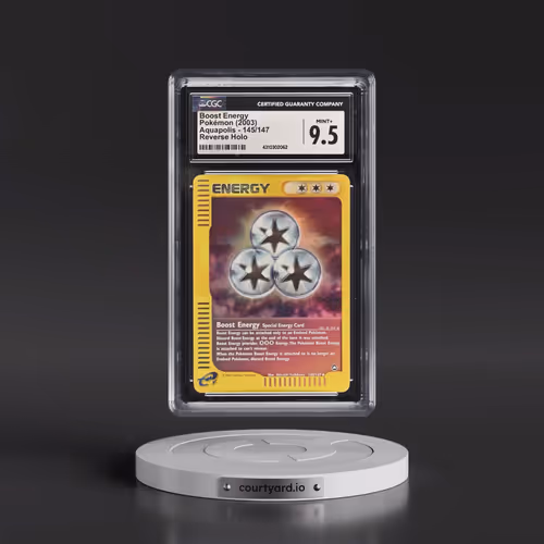 2003 Aquapolis #145/147 Boost Energy - Reverse Holo (CGC 9.5 MINT+)