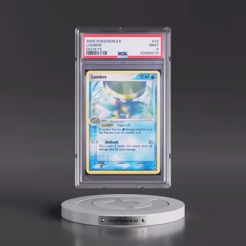 2005 Pokémon EX Deoxys #33 Lombre (PSA 9 MINT)