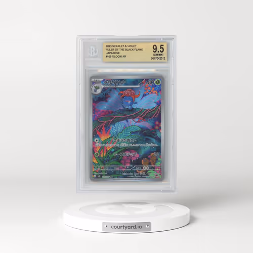 2023 Pokémon SV3-Ruler of the Black Flame #109 Gloom - Art Rare (BGS 9.5 GEM MINT)