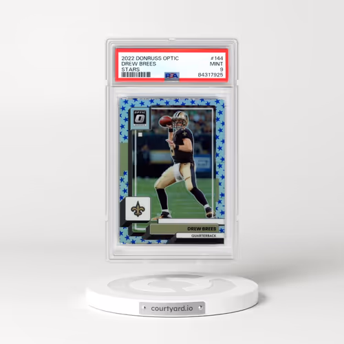 2022 Panini Donruss Optic #144 Drew Brees - Stars (PSA 9 MINT)