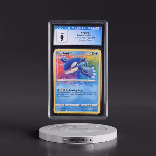 2021 Shining Fates #021/072 Kyogre - Amazing Rare Holo (CGC 9 MINT)