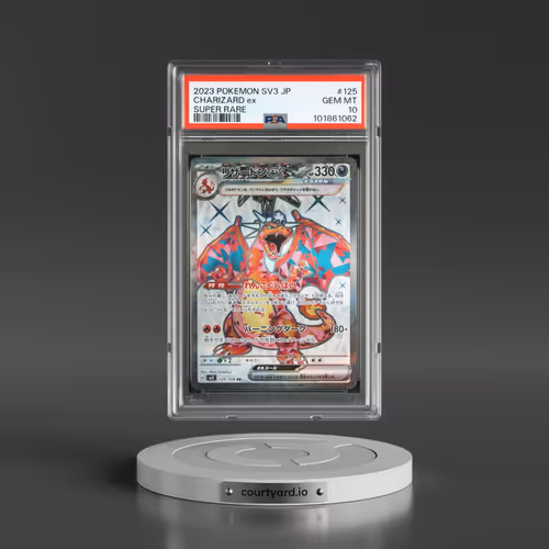 2023 Pokémon SV3-Ruler of the Black Flame #125 Charizard EX - Holo Super Rare (PSA 10 GEM MINT)