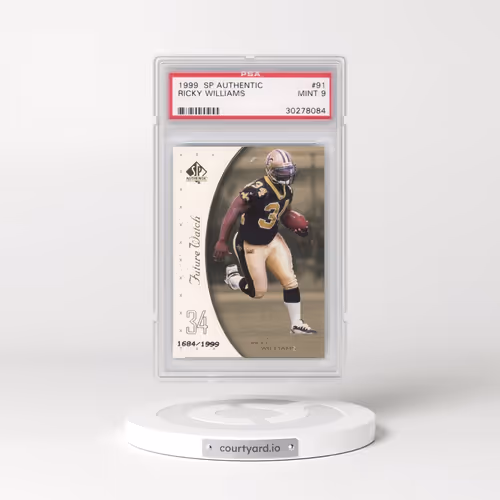 1999 SP Authentic #91 Ricky Williams (PSA 9 MINT)