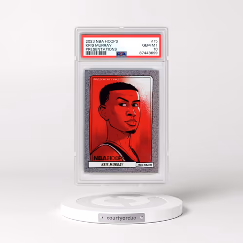 2023 Panini NBA Hoops Presentations #15 Kris Murray (PSA 10 GEM MINT)