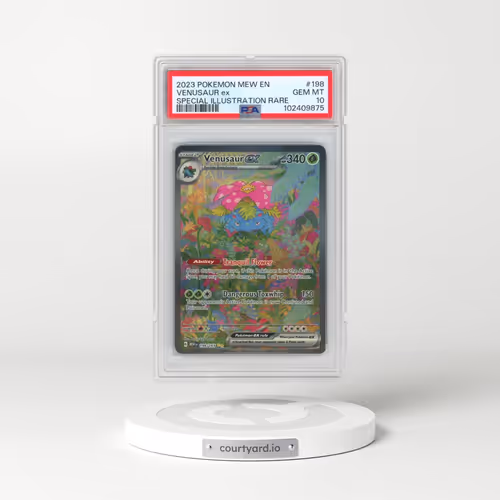2023 Pokémon Mew EN-151 #198 Venusaur EX - Holo Special Illustration Rare (PSA 10 GEM MINT)
