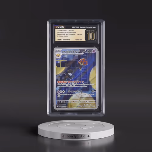 2025 Pokémon SV10-Glory of Team Rocket #104 Team Rocket's Orbeetle - Art Rare (CGC 10 PRISTINE)