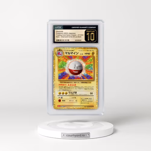 2023 Trading Card Game Classic - CLF, CLL, CLK #011/032 Electrode - Holo Charizard & Ho-Oh ex Deck - CLL (CGC 10 PRISTINE)