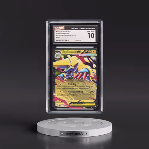 2025 Mega Evolution - MEG EN #050/132 Mega Manectric ex - Holo (CGC 10 GEM MINT)