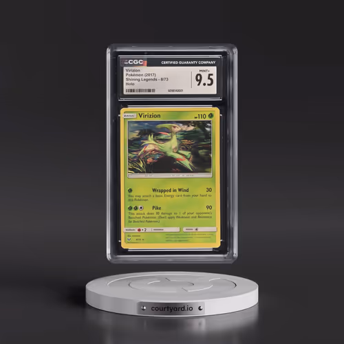 2017 Shining Legends #8/73 Virizion - Holo (CGC 9.5 MINT+)