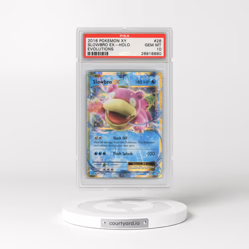 2016 Pokémon XY Evolutions #26 Slowbro EX - Holo (PSA 10 GEM MINT)