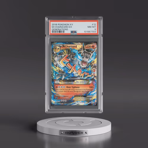 2016 Pokémon XY Generations #12 M Charizard EX - Holo (PSA 8 NM-MT)