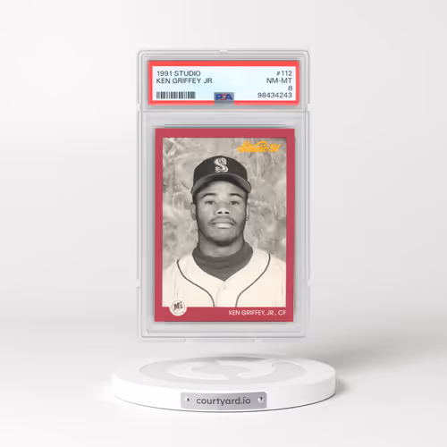 1991 Studio #112 Ken Griffey Jr (PSA 8 NM-MT)