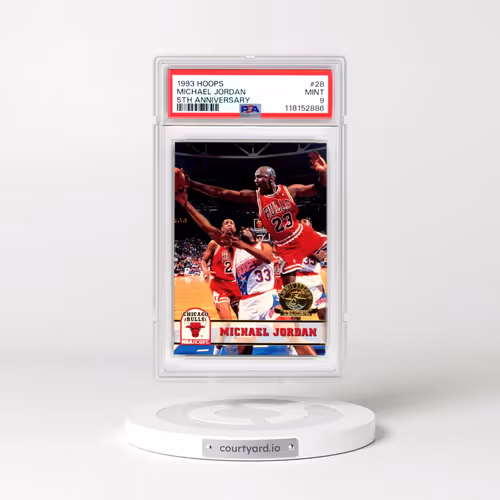 1993 Hoops #28 Michael Jordan - 5th Anniversary (PSA 9 MINT)