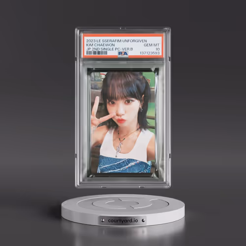 2023 Le Sserafim Japan 2nd Single Unforgiven Solo Jacket Limited Edition Photocards Kim Chaewon - Ve