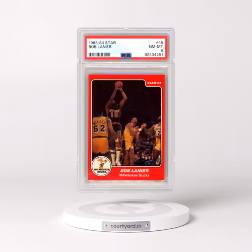 1983-84 Star #45 Bob Lanier (PSA 8 NM-MT)