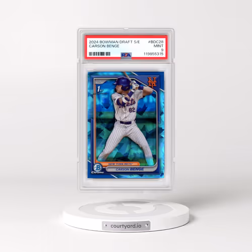 2024 Bowman Draft Sapphire Edition #BDC28 Carson Benge (PSA 9 MINT)