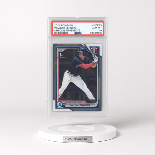 2024 Bowman Chrome Prospects #BCP43 Walker Jenkins (PSA 10 GEM MINT)