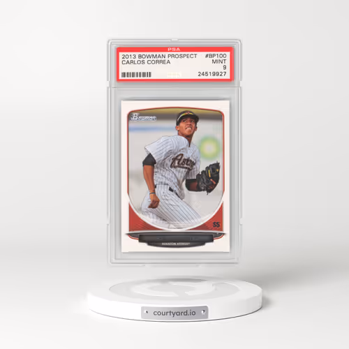 2013 Bowman Prospect #BP100 Carlos Correa (PSA 9 MINT)