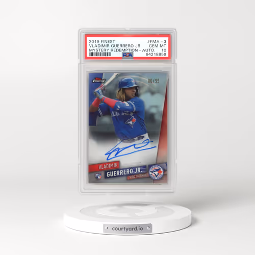 2019 Finest Mystery Redemption #FMA-3 Vladimir Guerrero Jr. - Autograph (PSA 10 GEM MINT)
