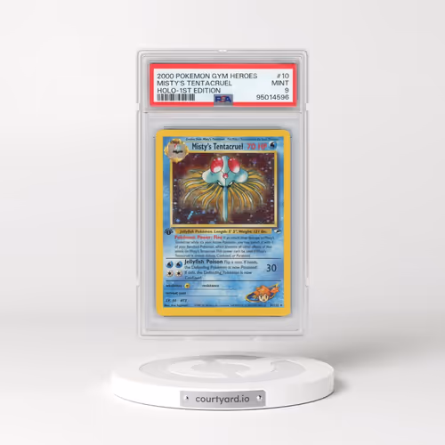 2000 Pokémon Gym Heroes #10 Misty's Tentacruel - 1st Edition Holo (PSA 9 MINT)