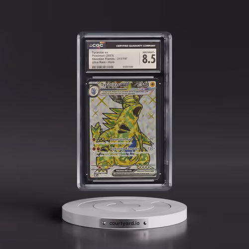 2023 Obsidian Flames - OBF EN #211/197 Tyranitar ex - Ultra Rare Holo (CGC 8.5 NM-MT+)