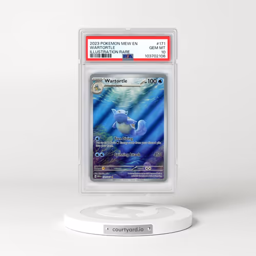 2023 Pokémon Mew EN-151 #171 Wartortle - Illustration Rare (PSA 10 GEM MINT)