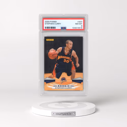 2009 Panini #307 Stephen Curry (PSA 8 NM-MT)