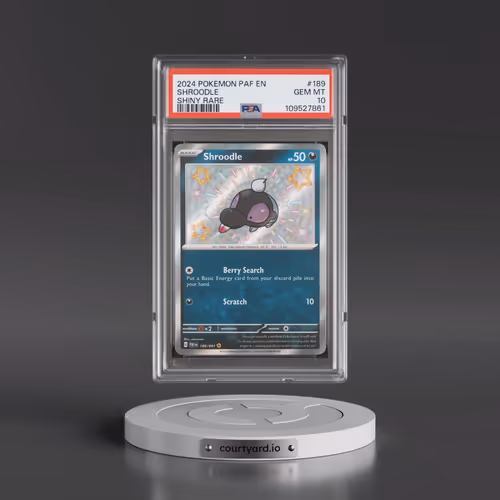2024 Pokémon Paf EN-Paldean Fates #189 Shroodle - Shiny Rare (PSA 10 GEM MINT)