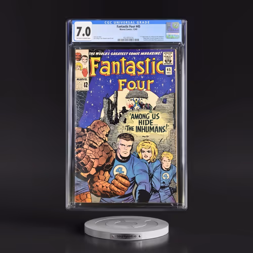 Fantastic Four #45 CGC 7.0 Off-white to White Pages (Marvel Comics, 12/65)