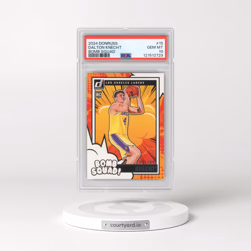 2024 Panini Donruss Bomb Squad #15 Dalton Knecht (PSA 10 GEM MINT)