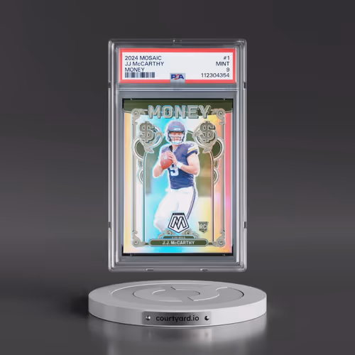 2024 Panini Mosaic Money #1 JJ McCarthy (PSA 9 MINT)