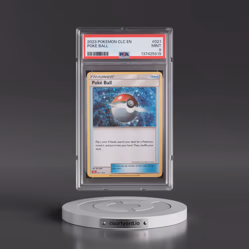 2023 Pokémon Clc-Trading Card Game Classic Charizard & HO-Oh EX Deck #021 Poke Ball (PSA 9 MINT)