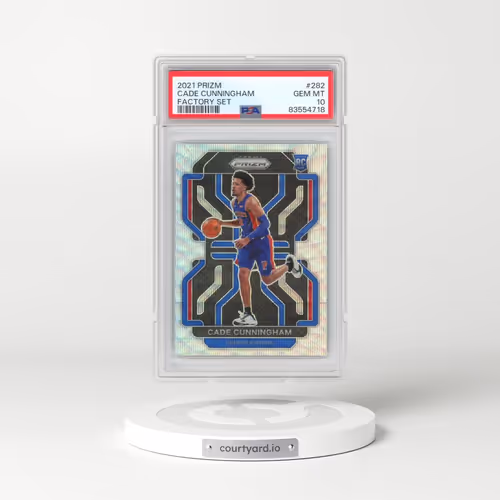 2021 Panini Prizm Factory Set #282 Cade Cunningham (PSA 10 GEM MINT)