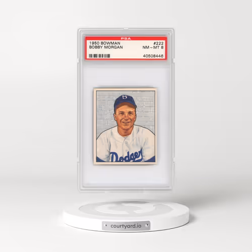 1950 Bowman #222 Bobby Morgan (PSA 8 NM-MT)