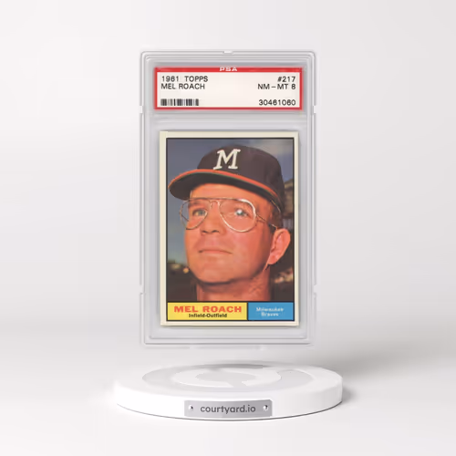 1961 Topps #217 Mel Roach (PSA 8 NM-MT)