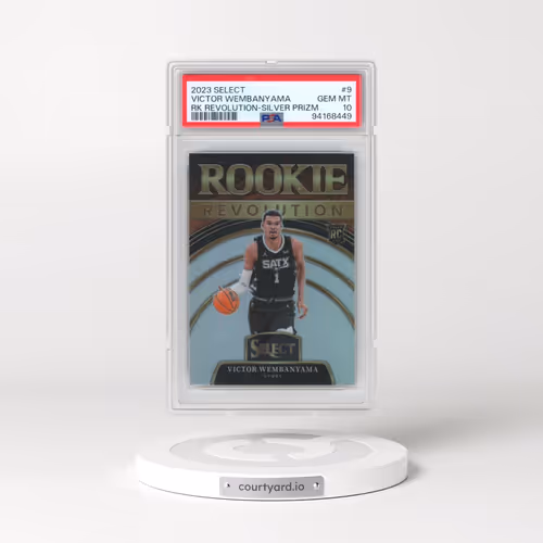 2023 Panini Select Rookie Revolution #9 Victor Wembanyama - Silver Prizm (PSA 10 GEM MINT)