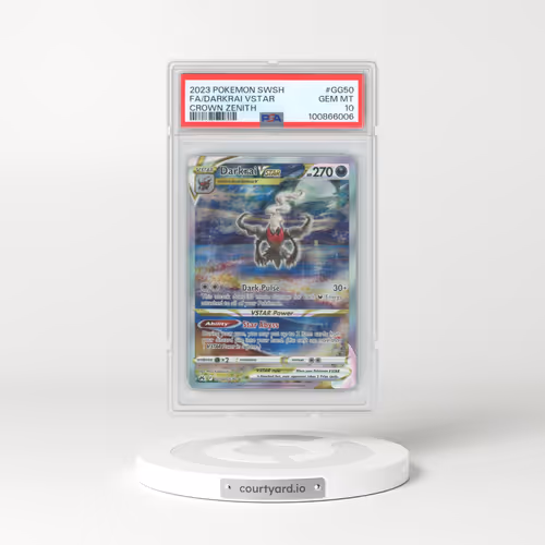 2023 Pokémon Sword and Shield Crown Zenith #GG50 Darkrai Vstar - Full Art (PSA 10 GEM MINT)