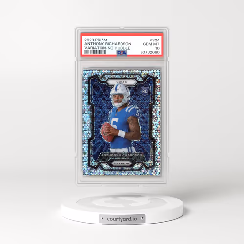 2023 Panini Prizm #304 Anthony Richardson - Variation-No Huddle (PSA 10 GEM MINT)