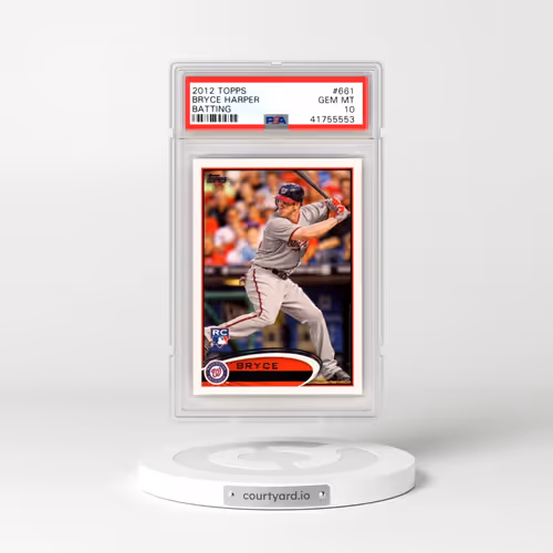 2012 Topps #661 Bryce Harper - Batting (PSA 10 GEM MINT)