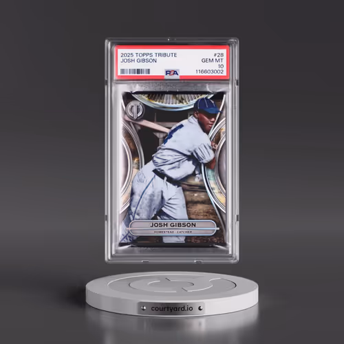 2025 Topps Tribute #28 Josh Gibson (PSA 10 GEM MINT)