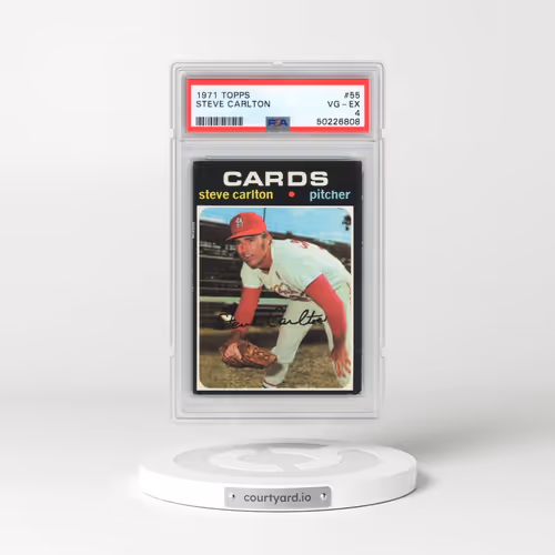 1971 Topps #55 Steve Carlton (PSA 4 VG-EX)